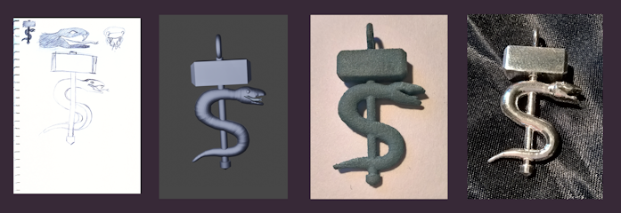 ST pendant silver version